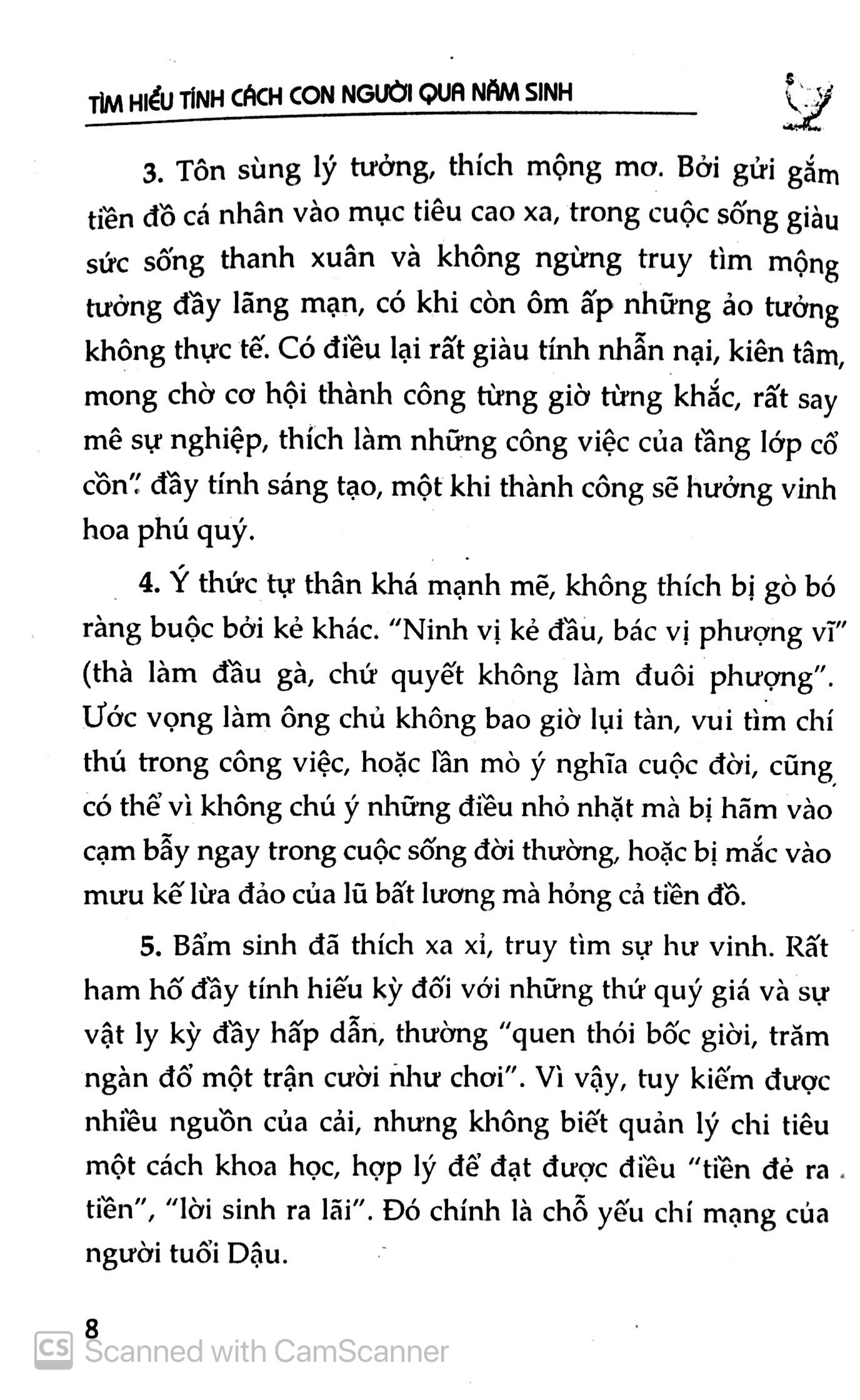 tìm hiểu tính cách con người qua năm sinh - tuổi dậu