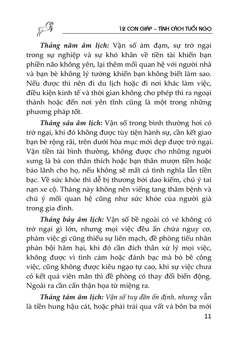 tìm hiểu tính cách con người qua năm sinh - tuổi ngọ