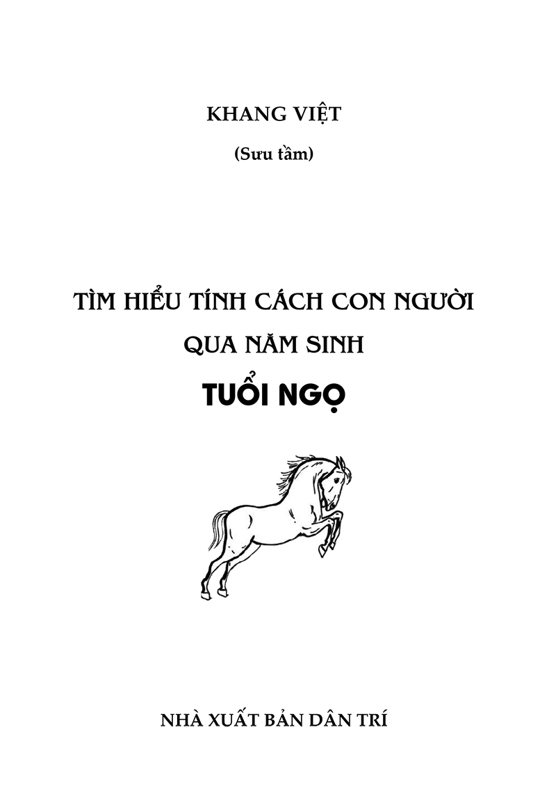 tìm hiểu tính cách con người qua năm sinh - tuổi ngọ