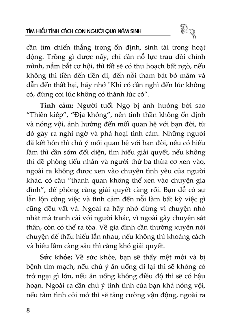 tìm hiểu tính cách con người qua năm sinh - tuổi ngọ