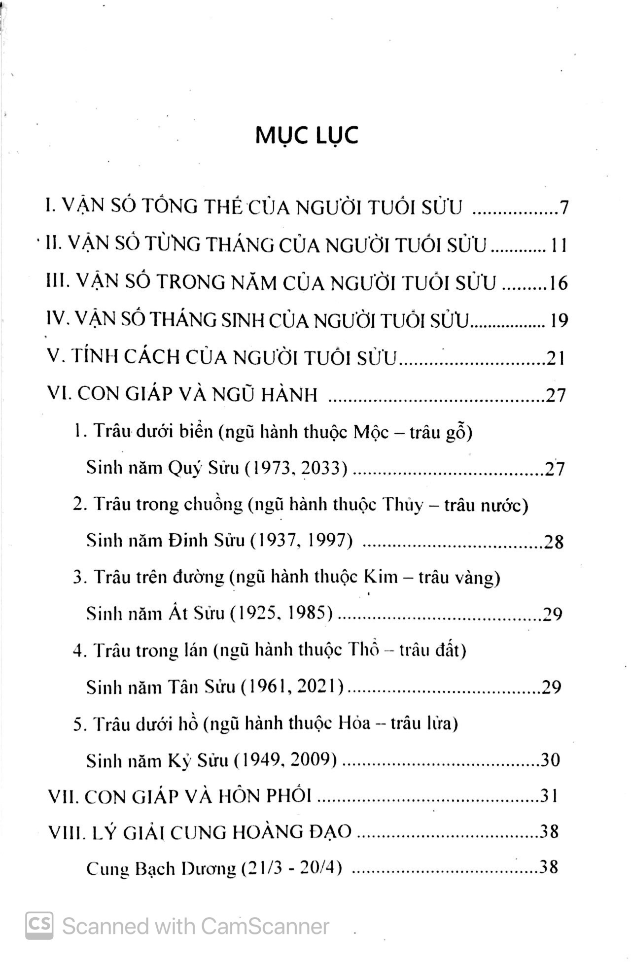 tìm hiểu tính cách con người qua năm sinh - tuổi sửu