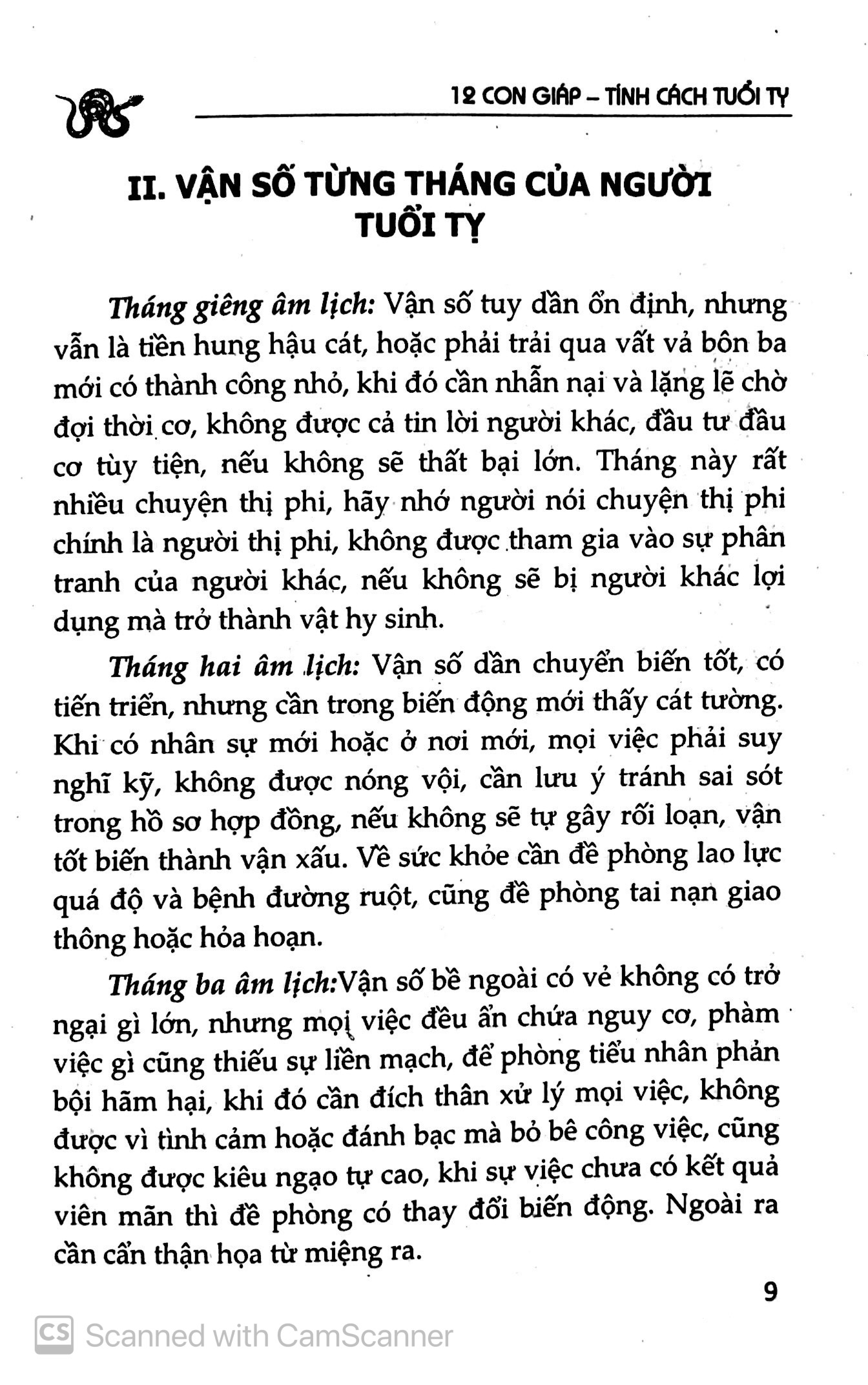 tìm hiểu tính cách con người qua năm sinh - tuổi tỵ