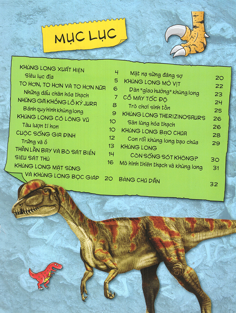 tìm hiểu về khủng long