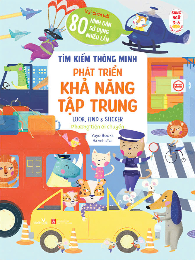 Tim Kiem Thong Minh - Phat Trien Kha Nang Tap Trung - Look, Find And Sticker - Phuong Tien Di Chuyen