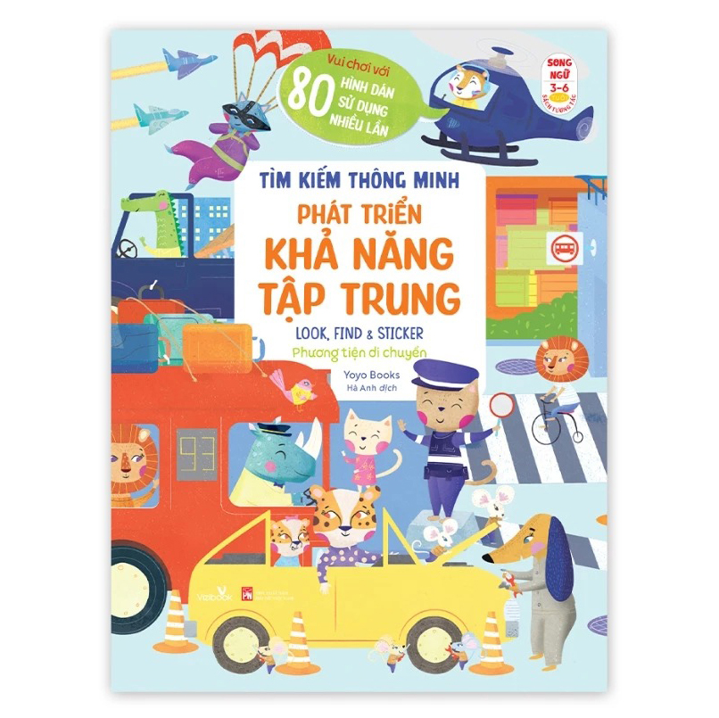 Tim Kiem Thong Minh - Phat Trien Kha Nang Tap Trung - Look, Find And Sticker - Phuong Tien Di Chuyen