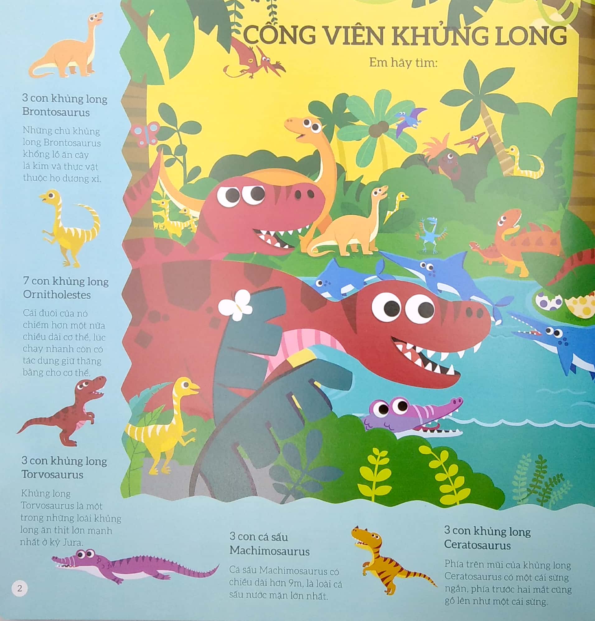 Tìm Kiếm Thông Minh Phát Triển Khả Năng Tập Trung - Thế Giới Khủng Long