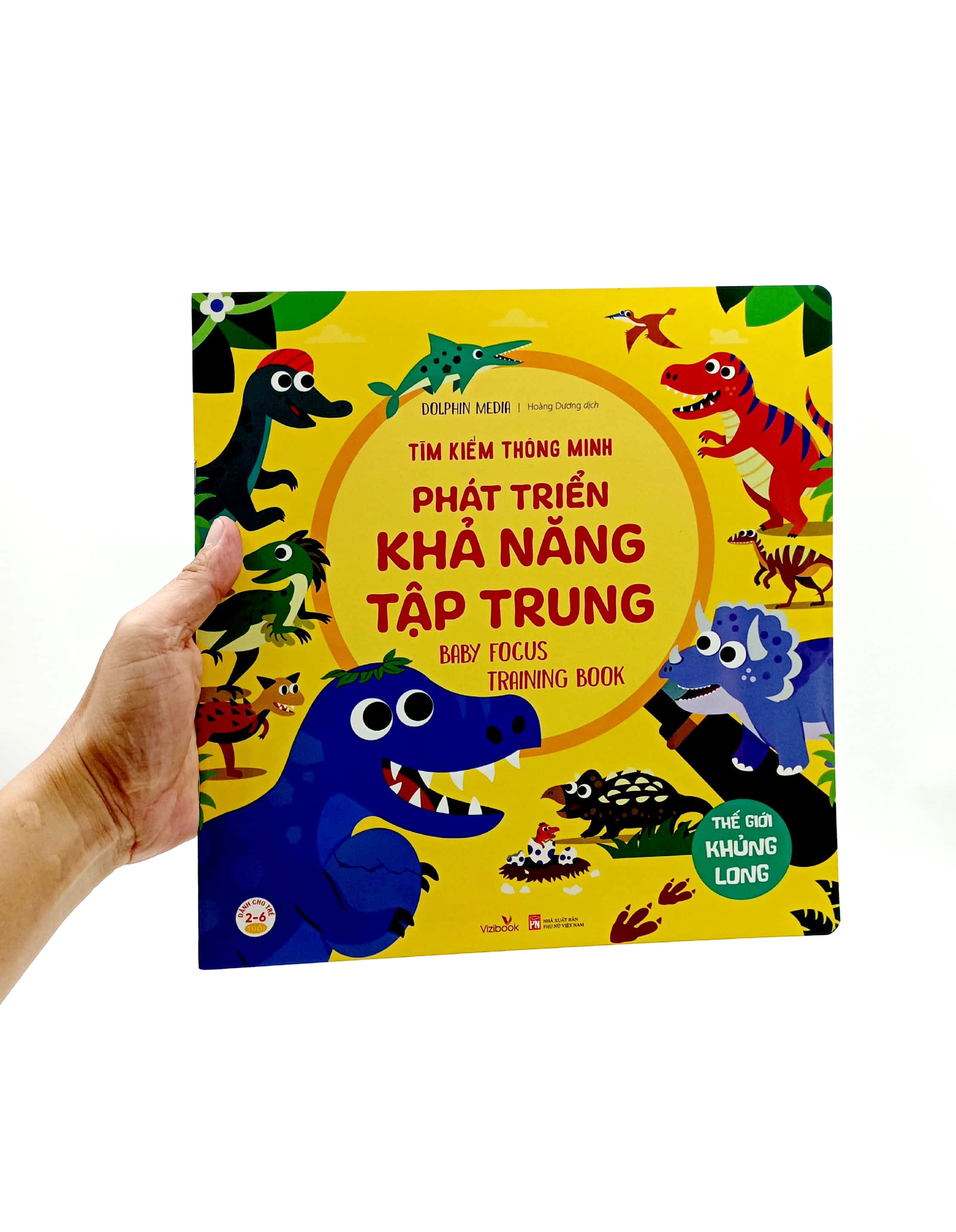 tìm kiếm thông minh phát triển khả năng tập trung - thế giới khủng long (tái bản 2022)