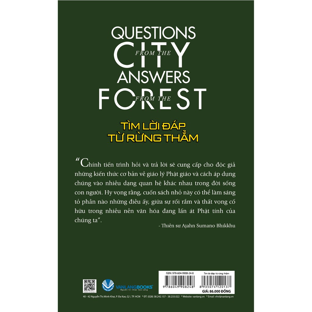 tìm lời đáp từ rừng thẳm - questions from the city, answers from the forest