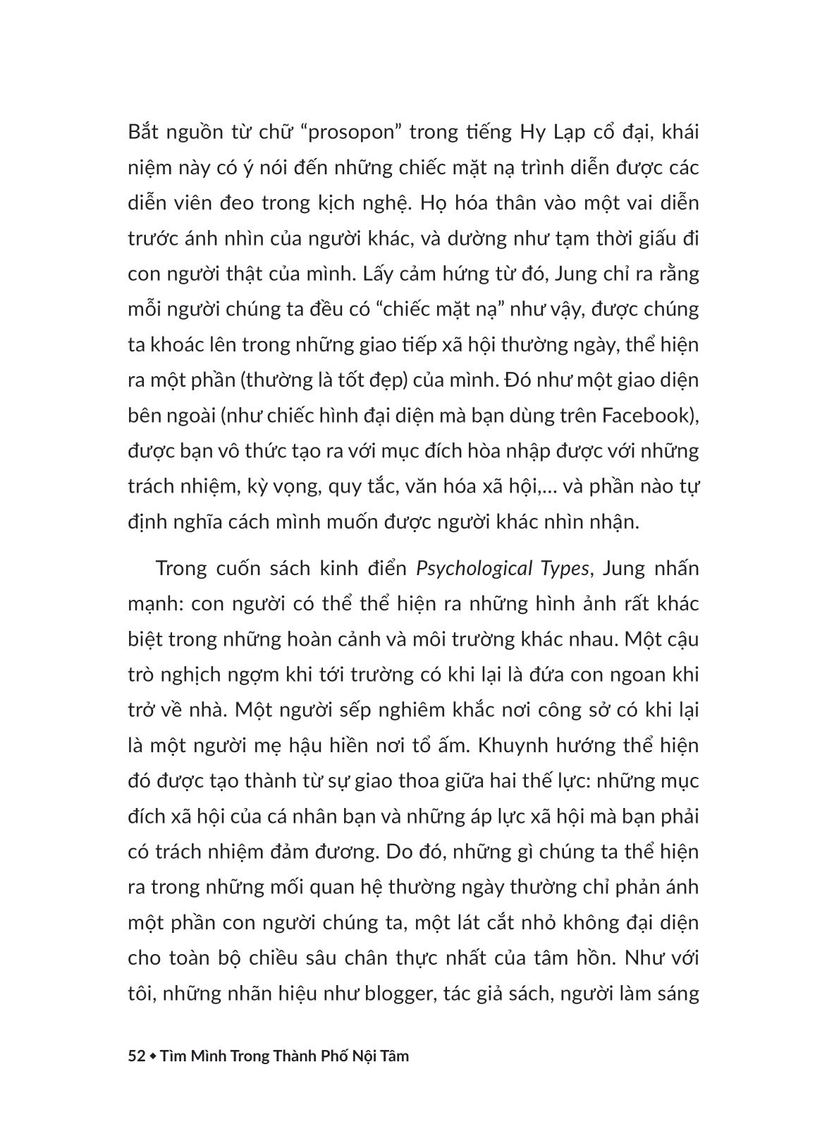 tìm mình trong thành phố nội tâm