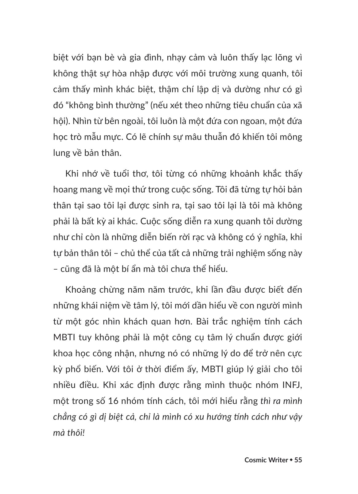 tìm mình trong thành phố nội tâm