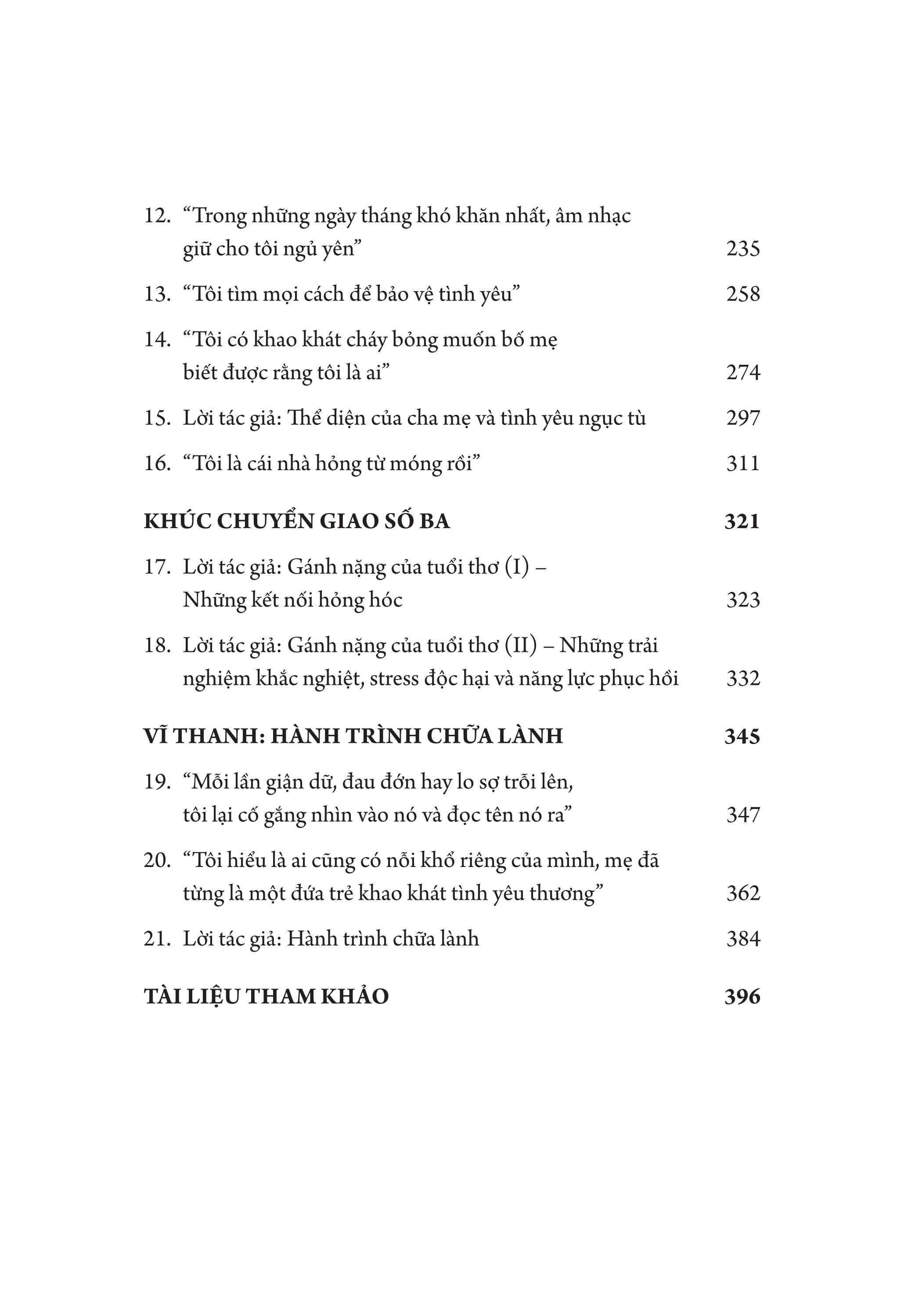 tìm mình trong thế giới hậu tuổi thơ