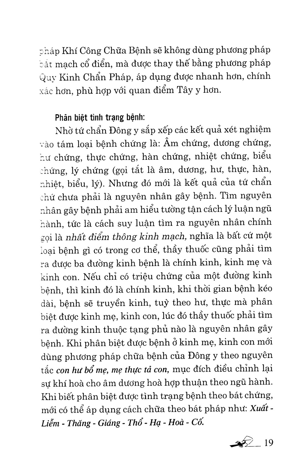 tìm nguyên nhân bệnh và cách chữa bệnh