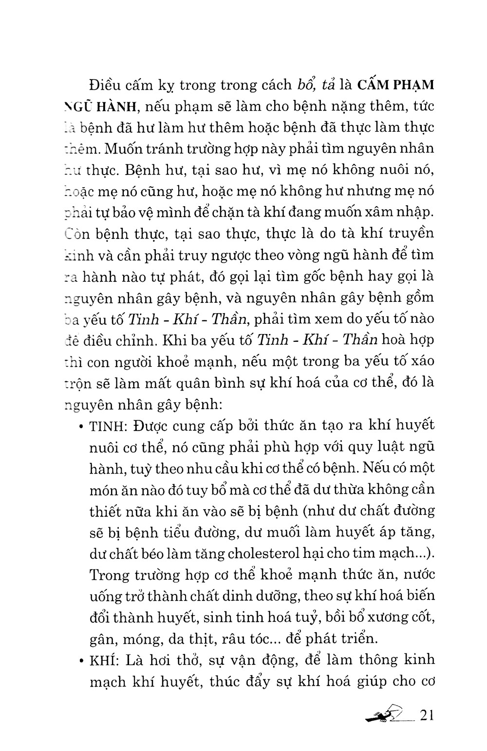 tìm nguyên nhân bệnh và cách chữa bệnh