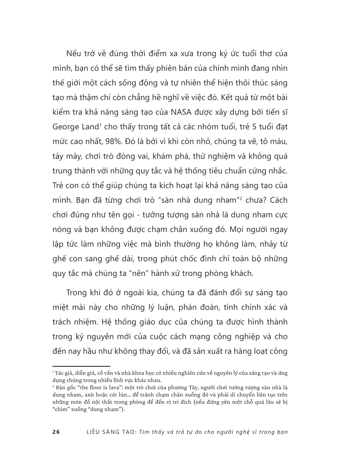 tìm thấy và trả tự do cho người nghệ sĩ trong bạn - liều sáng tạo