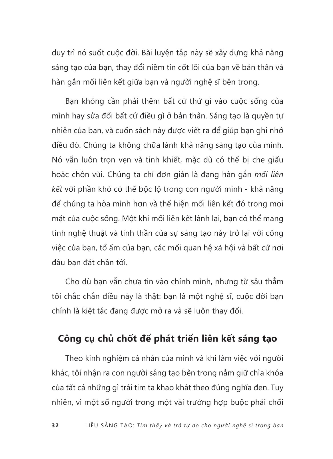 tìm thấy và trả tự do cho người nghệ sĩ trong bạn - liều sáng tạo
