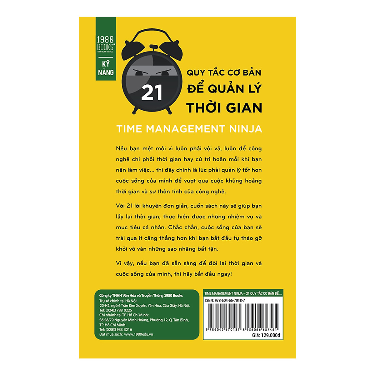 time management ninja - 21 quy tắc cơ bản để quản lý thời gian