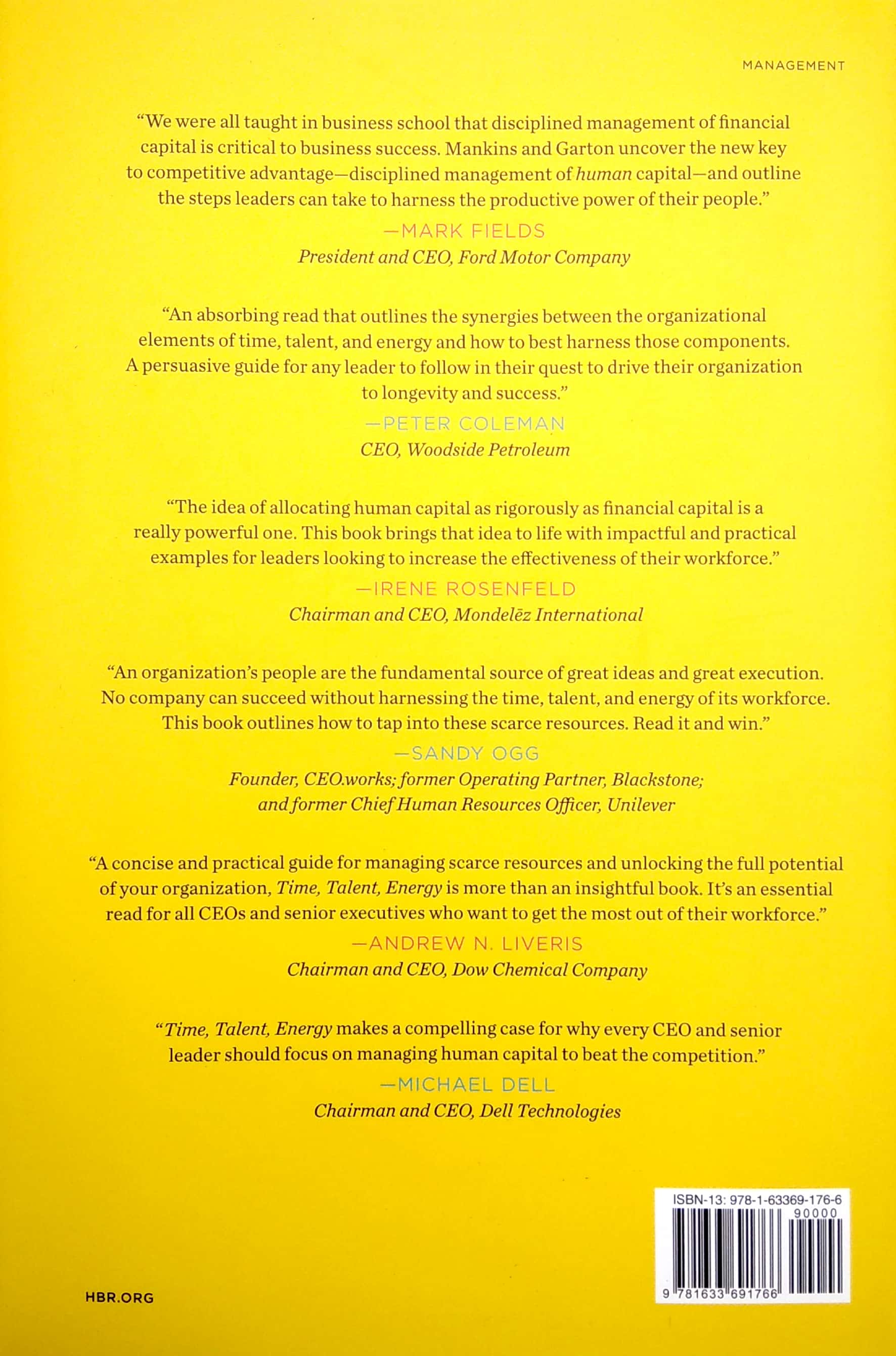 time, talent, energy