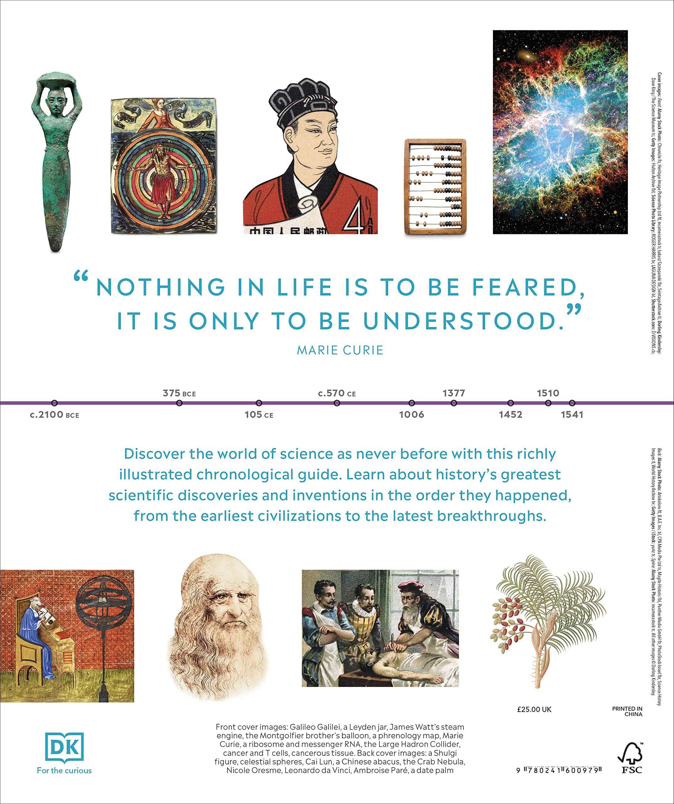 timelines of science