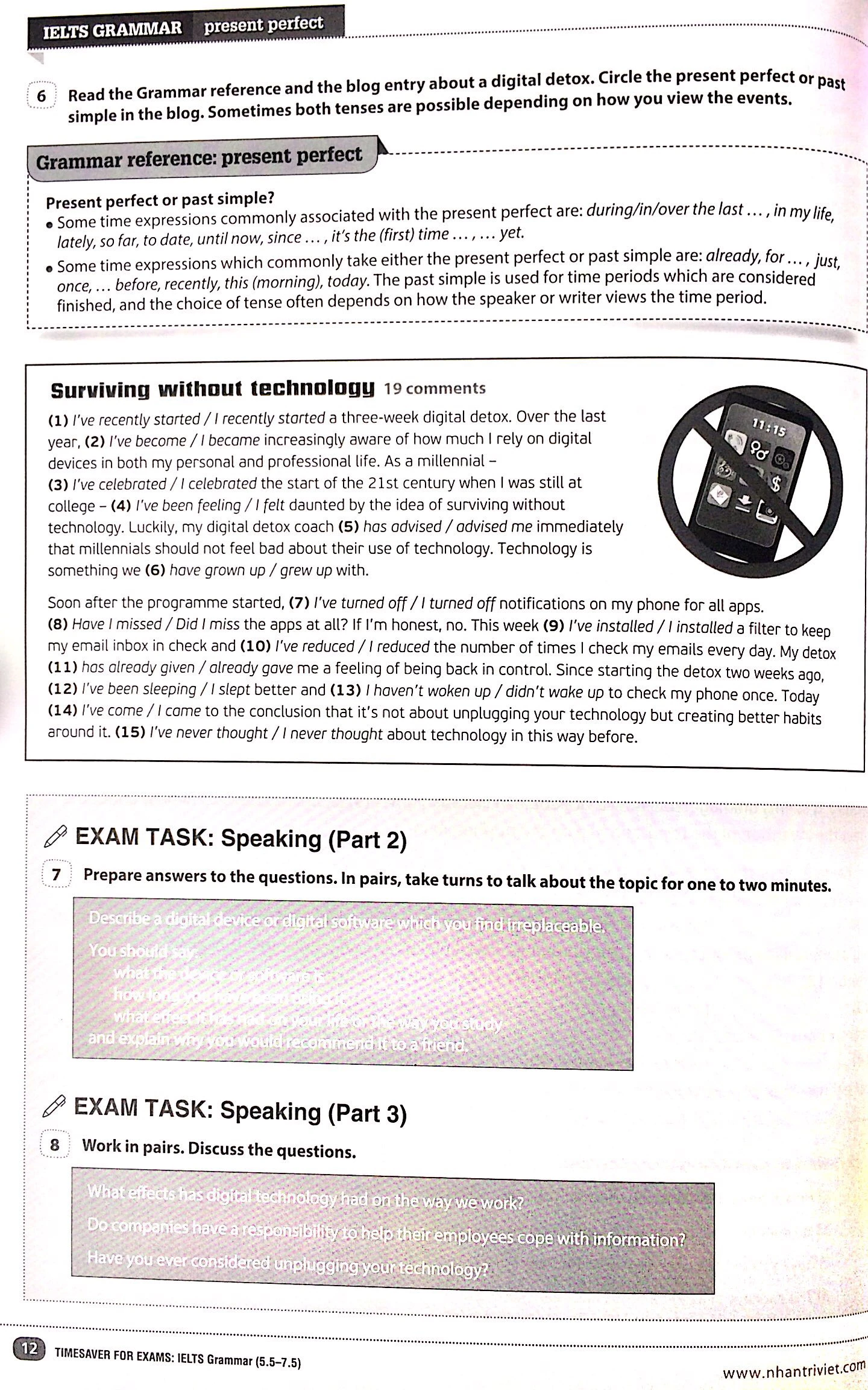 timesaver for exams - ielts grammar 5.5 - 7.5