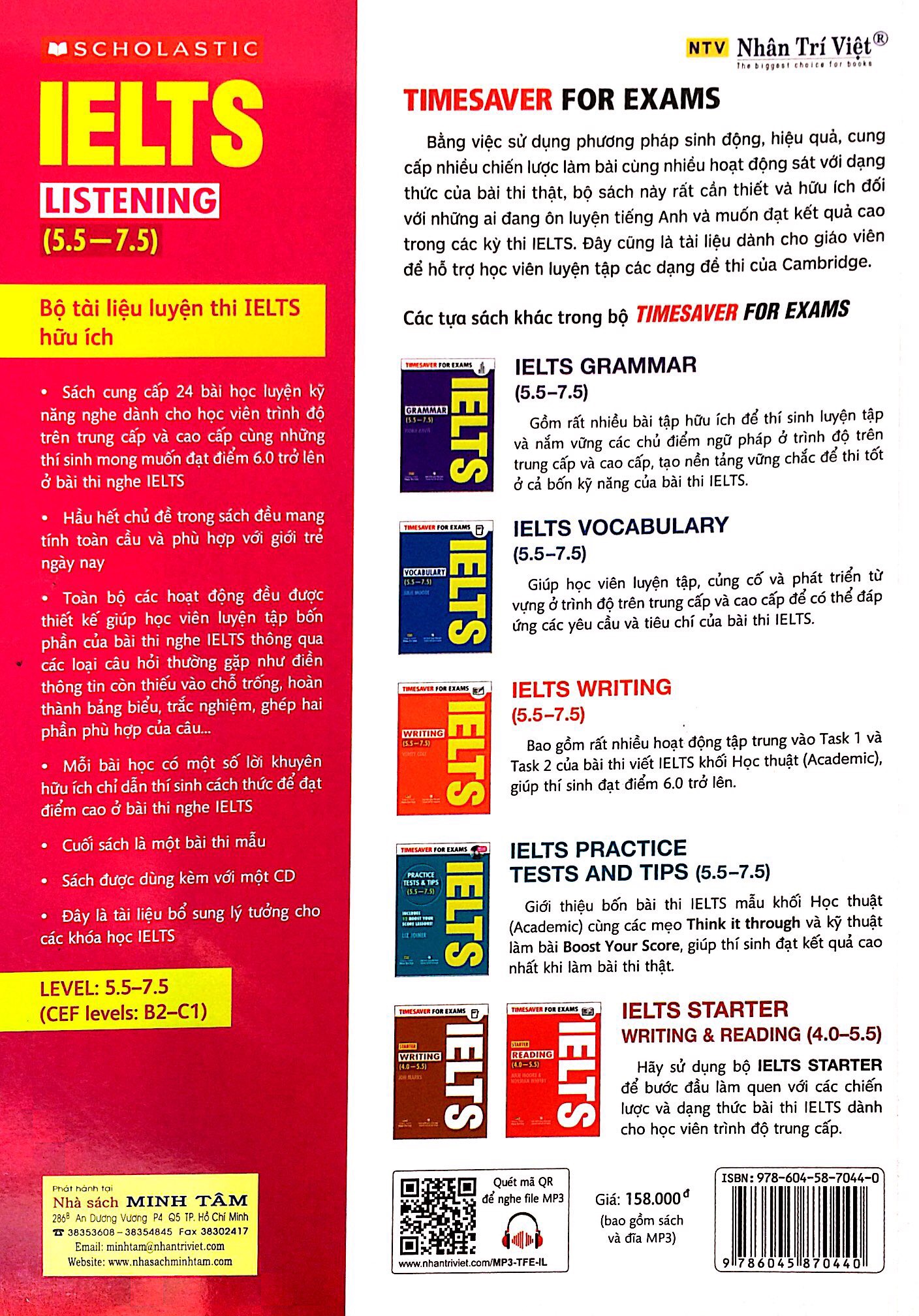 timesaver for exams - ielts listening 5.5 - 7.5