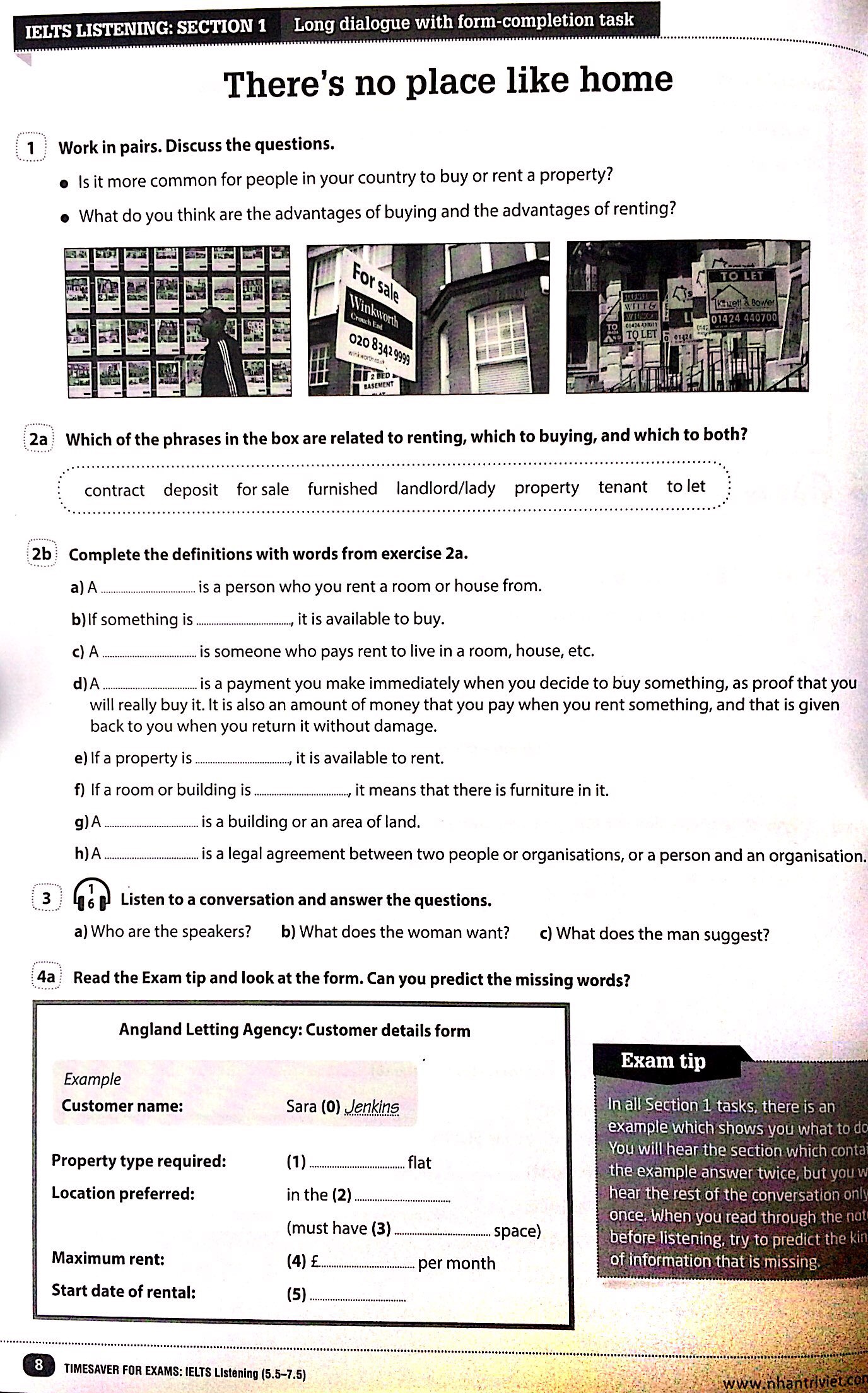 timesaver for exams - ielts listening 5.5 - 7.5