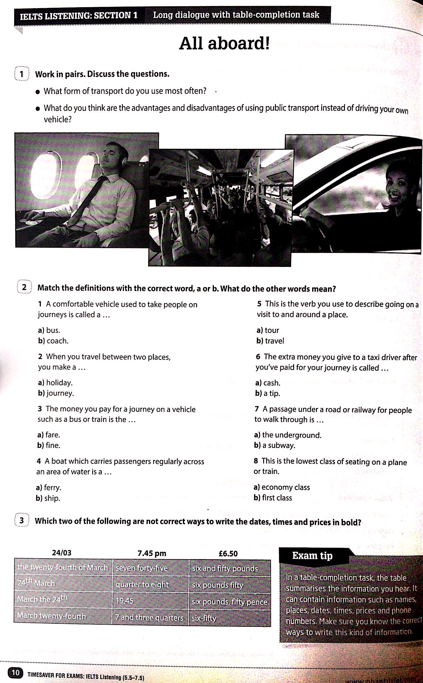 timesaver for exams - ielts listening 5.5 - 7.5