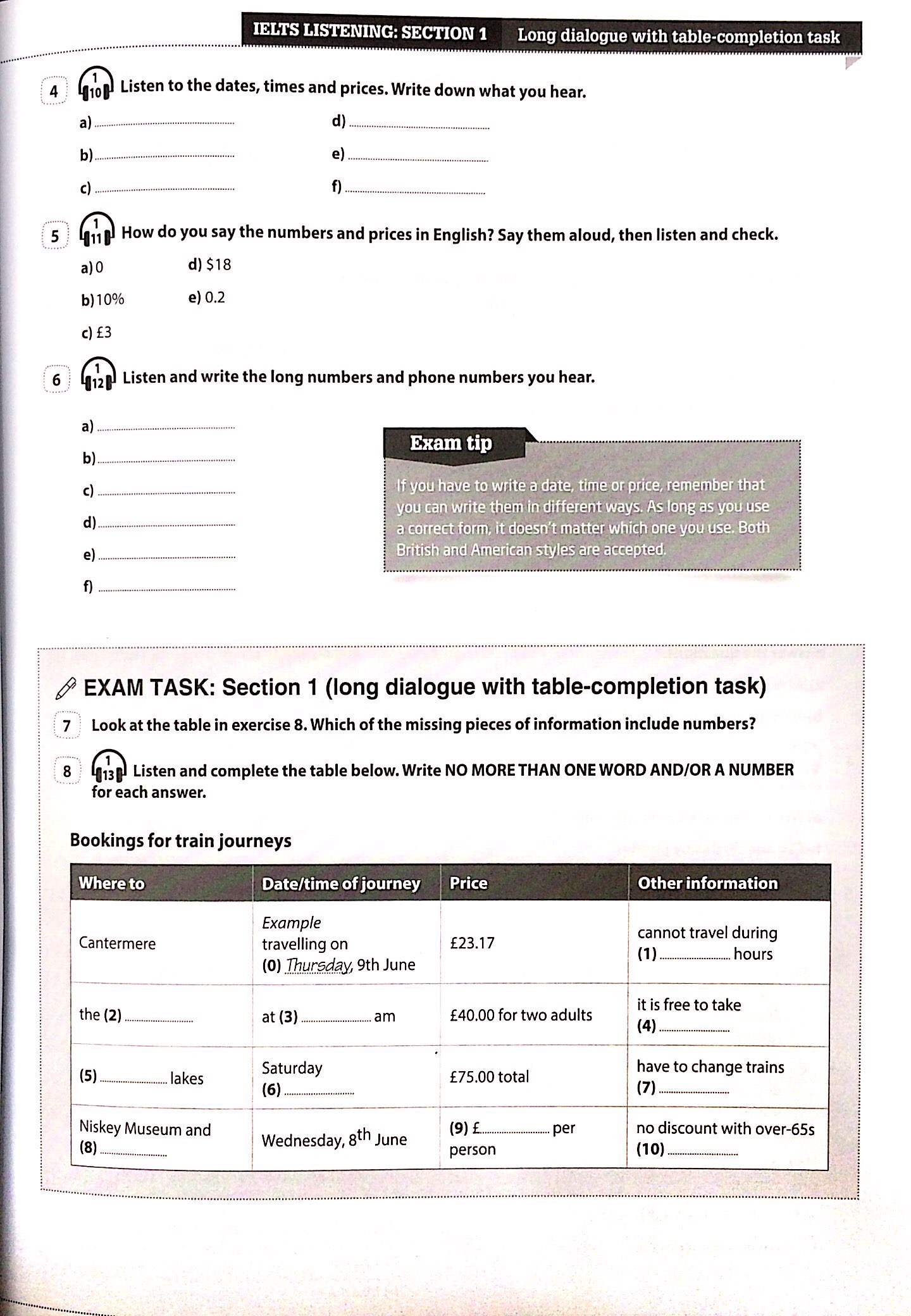 timesaver for exams - ielts listening 5.5 - 7.5