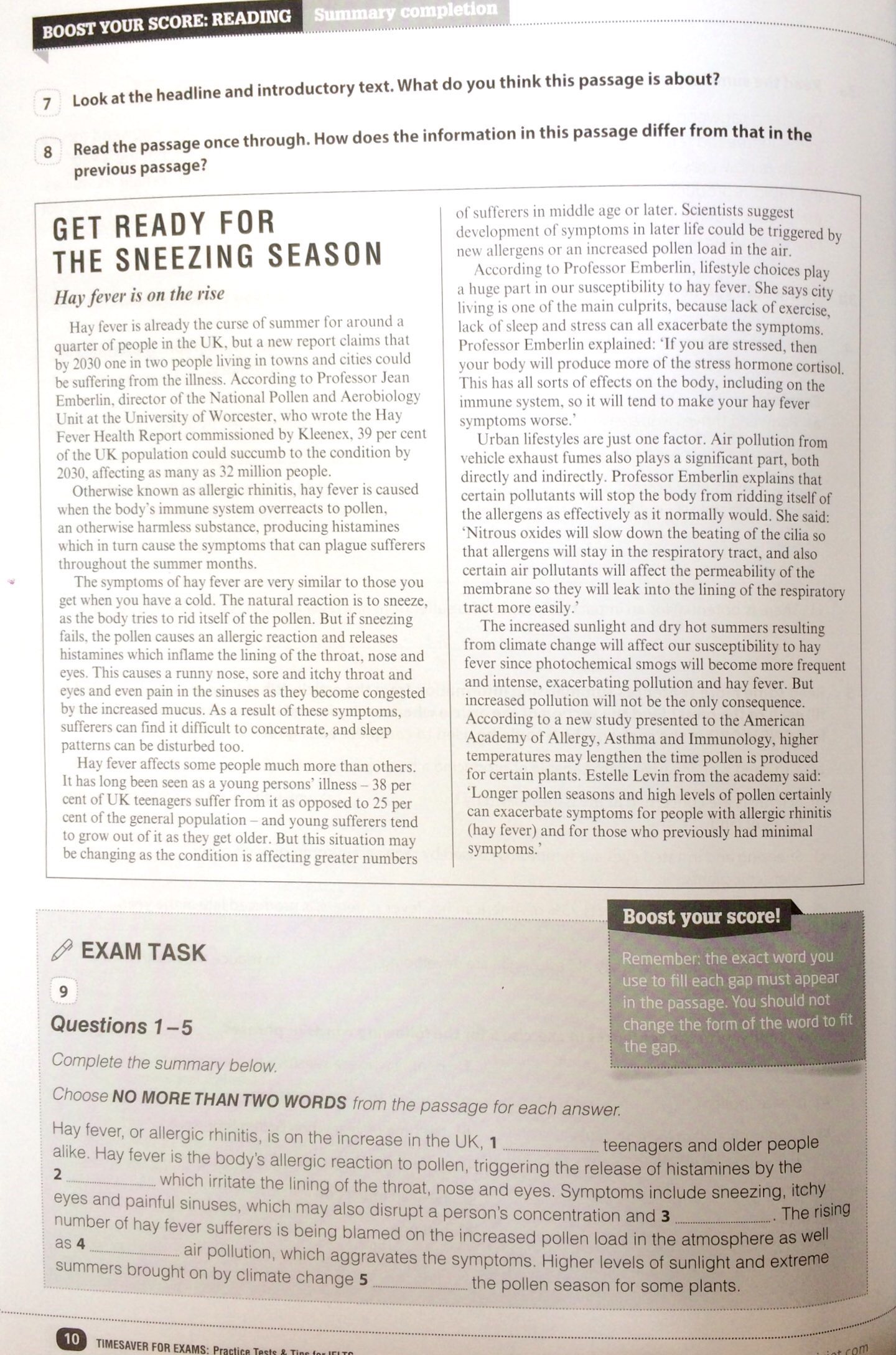 timesaver for exams - ielts practice tests & tips 5.5 - 7.5