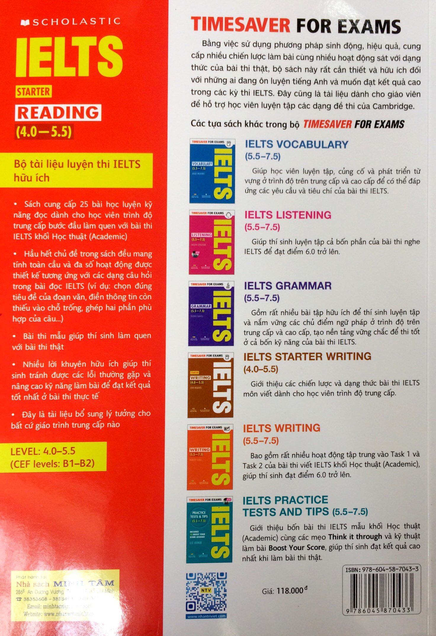 timesaver for exams – ielts starter reading 4.0 - 5.5