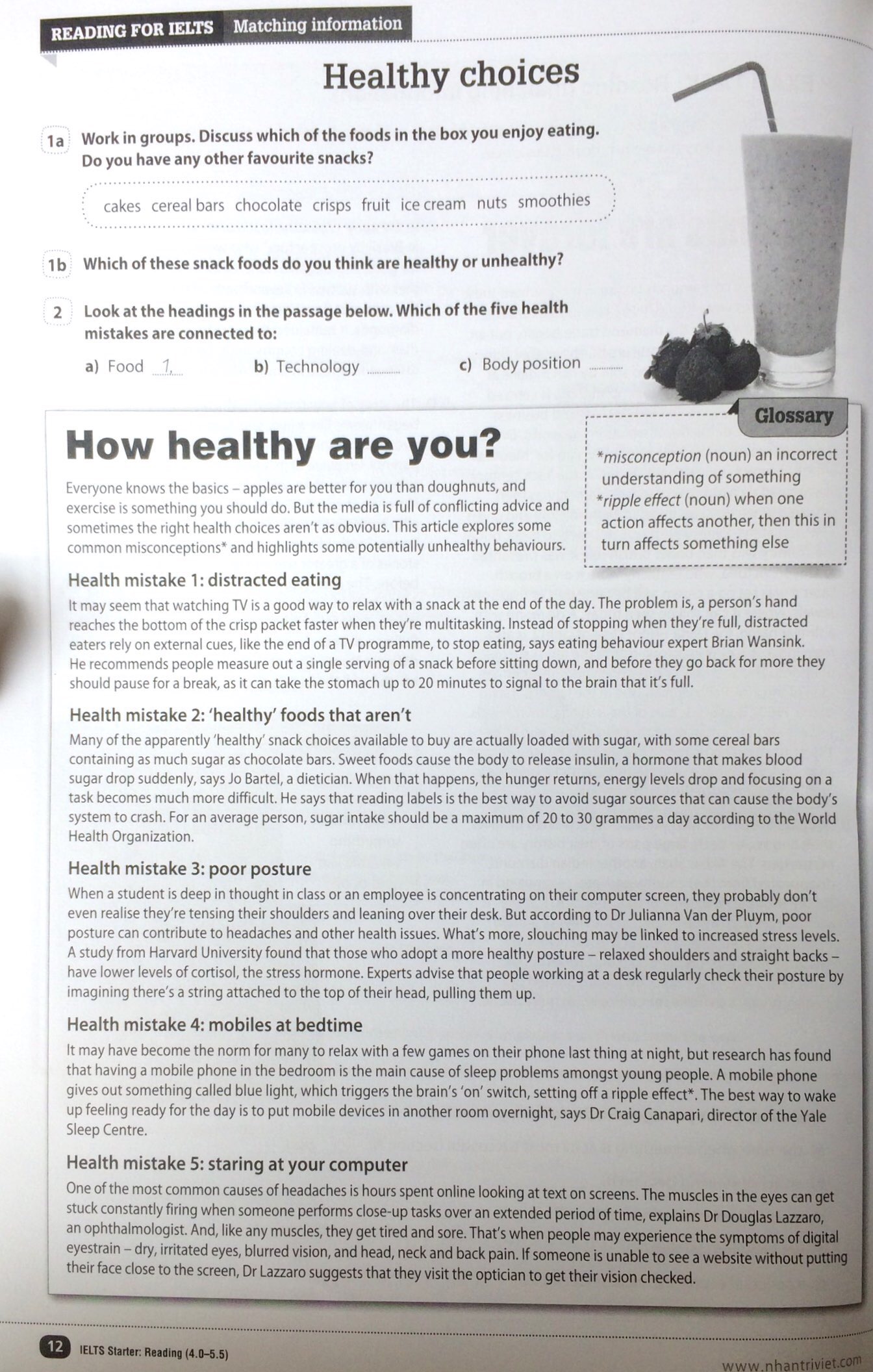 timesaver for exams – ielts starter reading 4.0 - 5.5