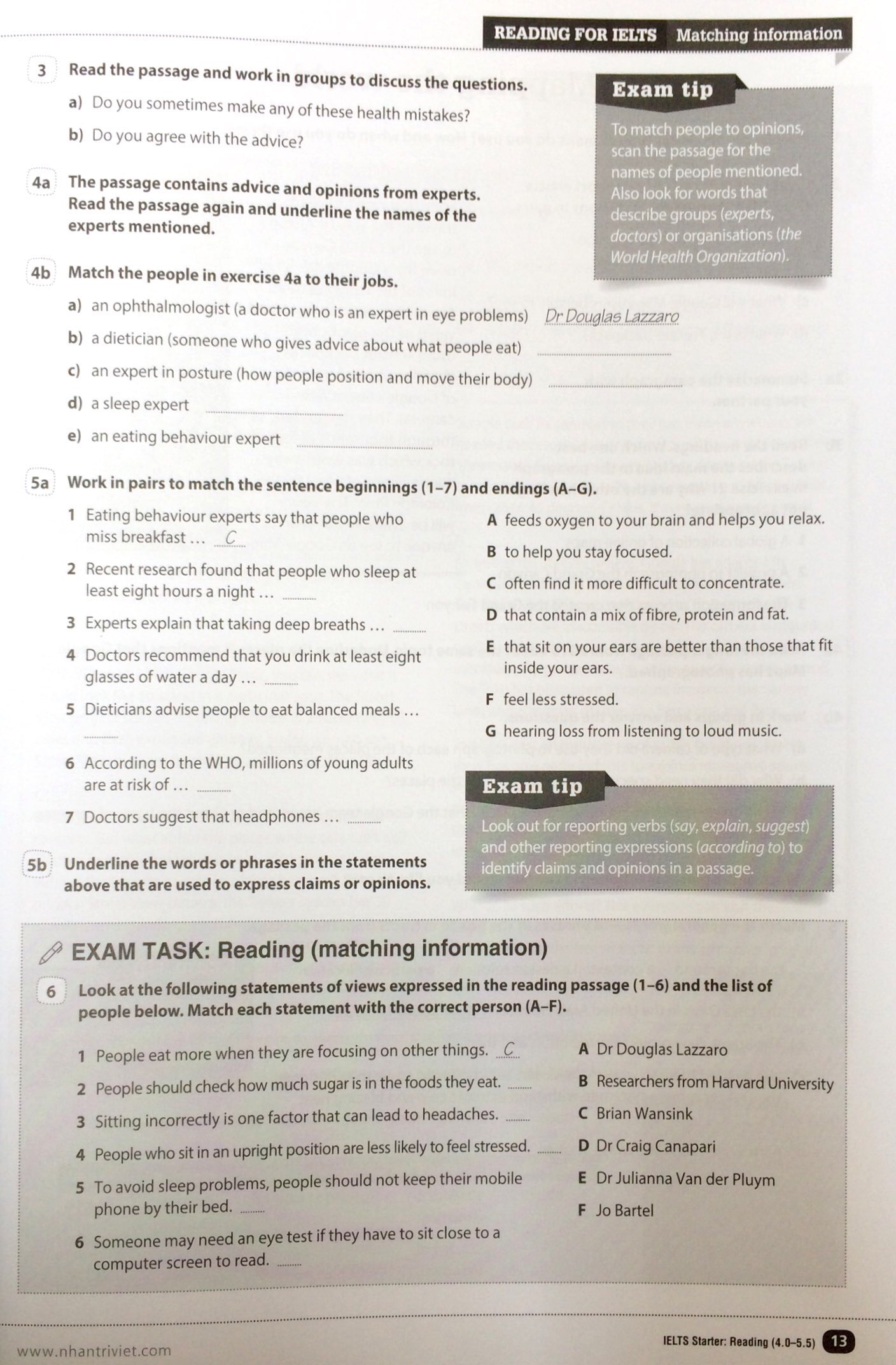timesaver for exams – ielts starter reading 4.0 - 5.5