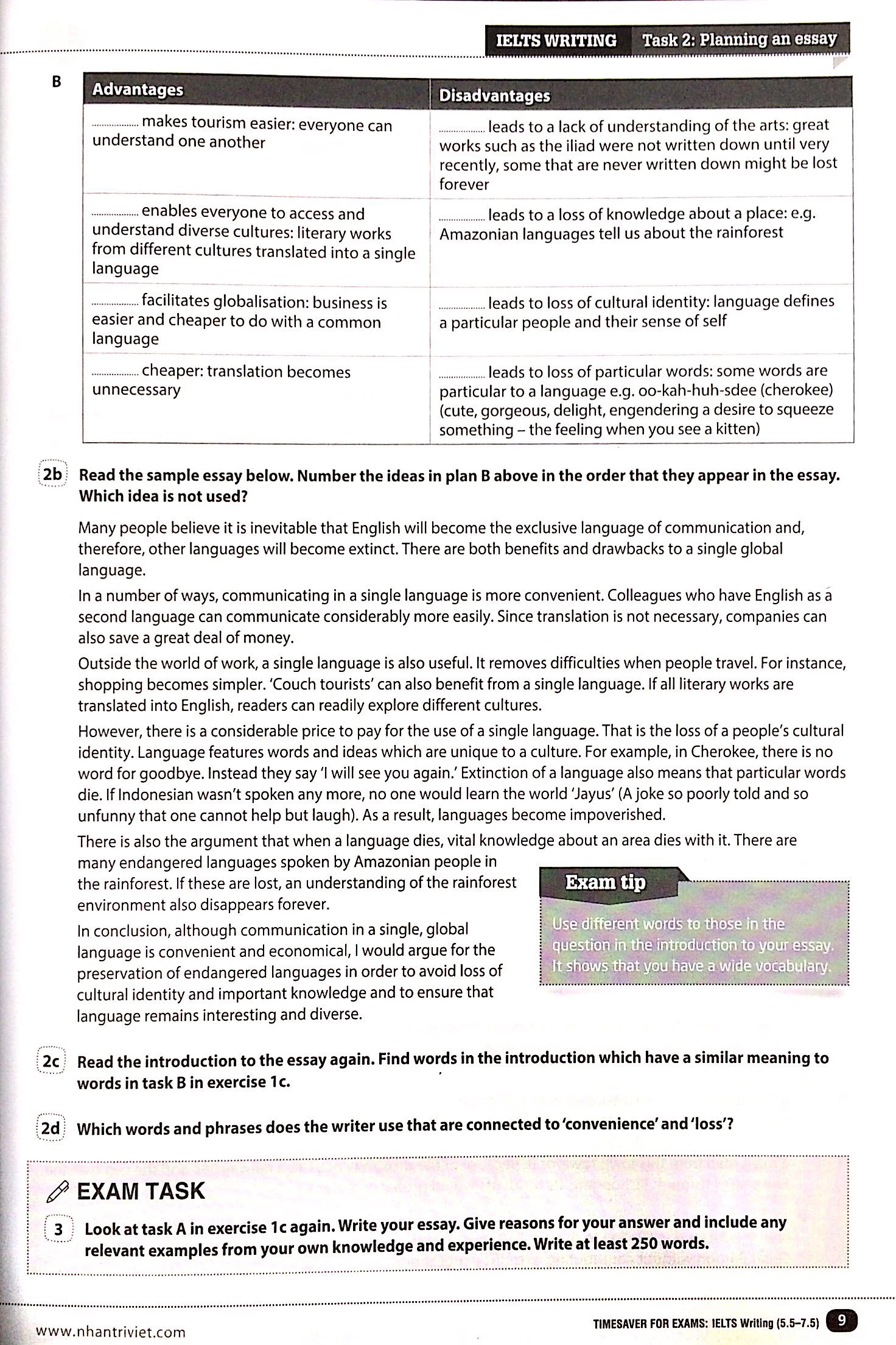 timesaver for exams - ielts writing 5.5 - 7.5