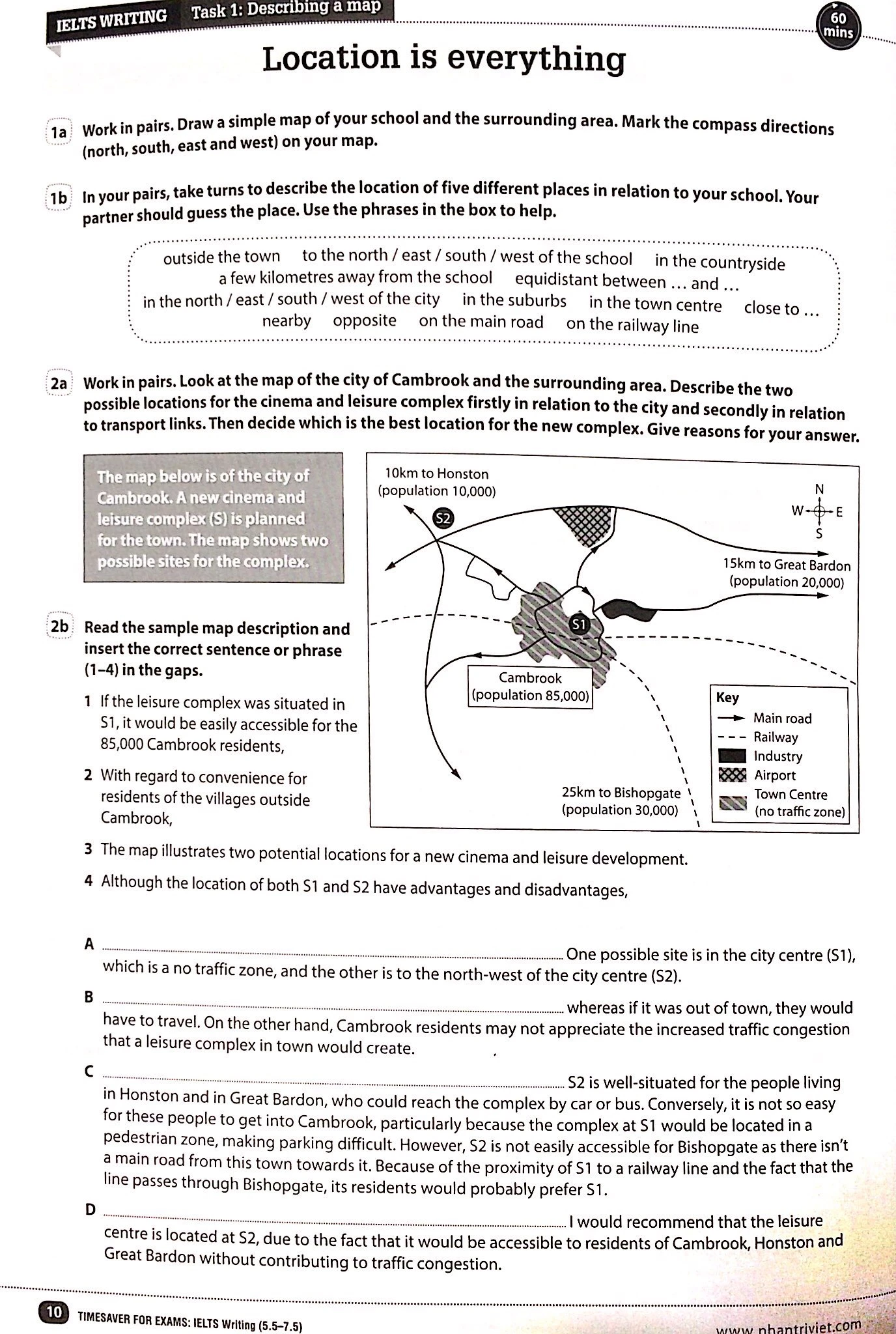 timesaver for exams - ielts writing 5.5 - 7.5