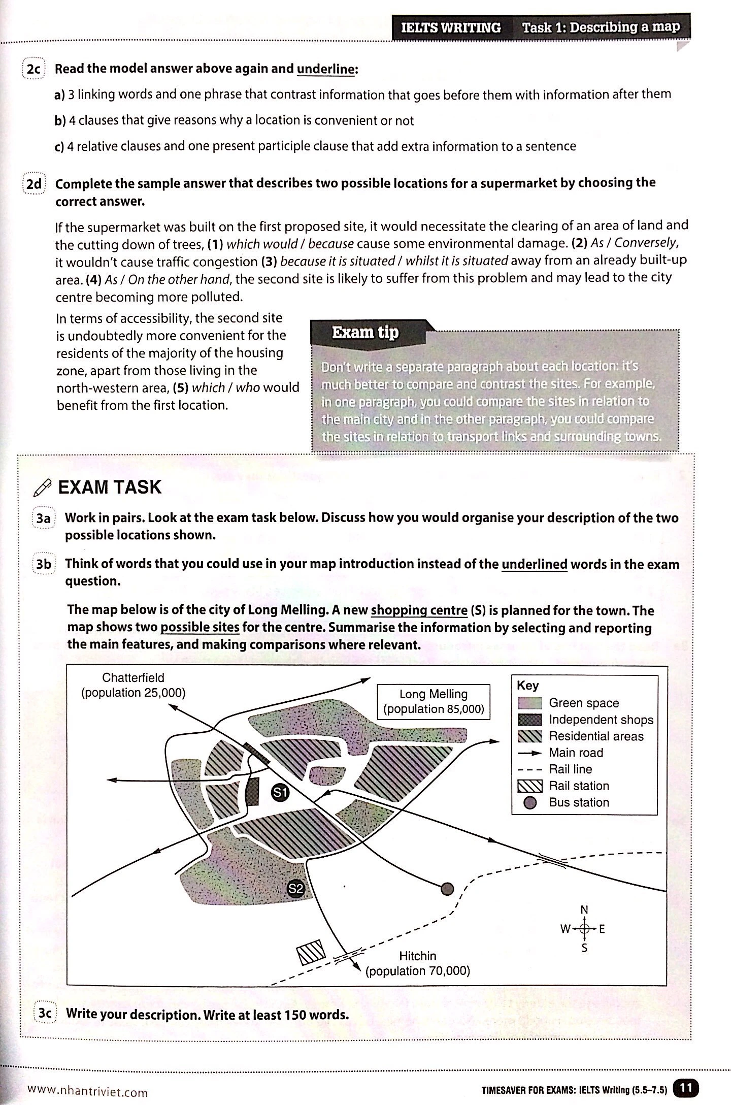 timesaver for exams - ielts writing 5.5 - 7.5