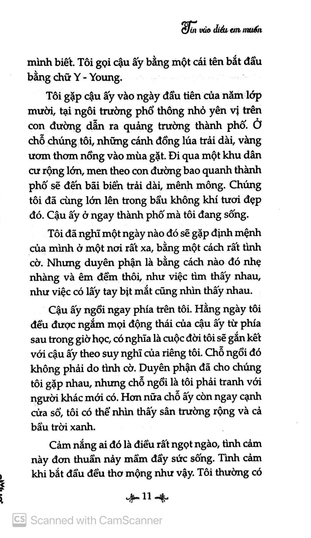 tin vào điều em muốn