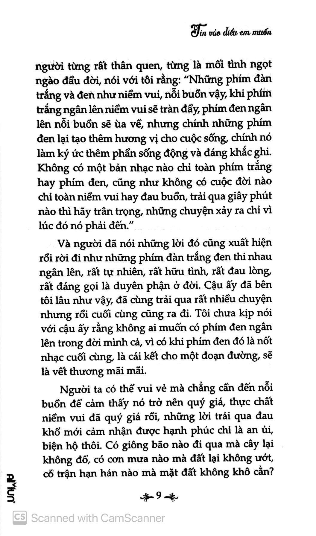 tin vào điều em muốn