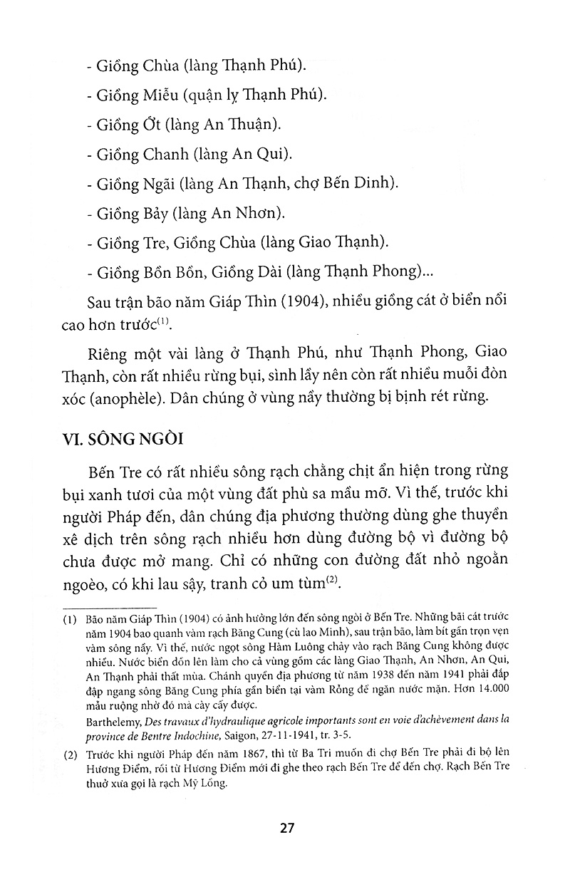 tỉnh bến tre trong lịch sử việt nam - từ năm 1757 đến 1945