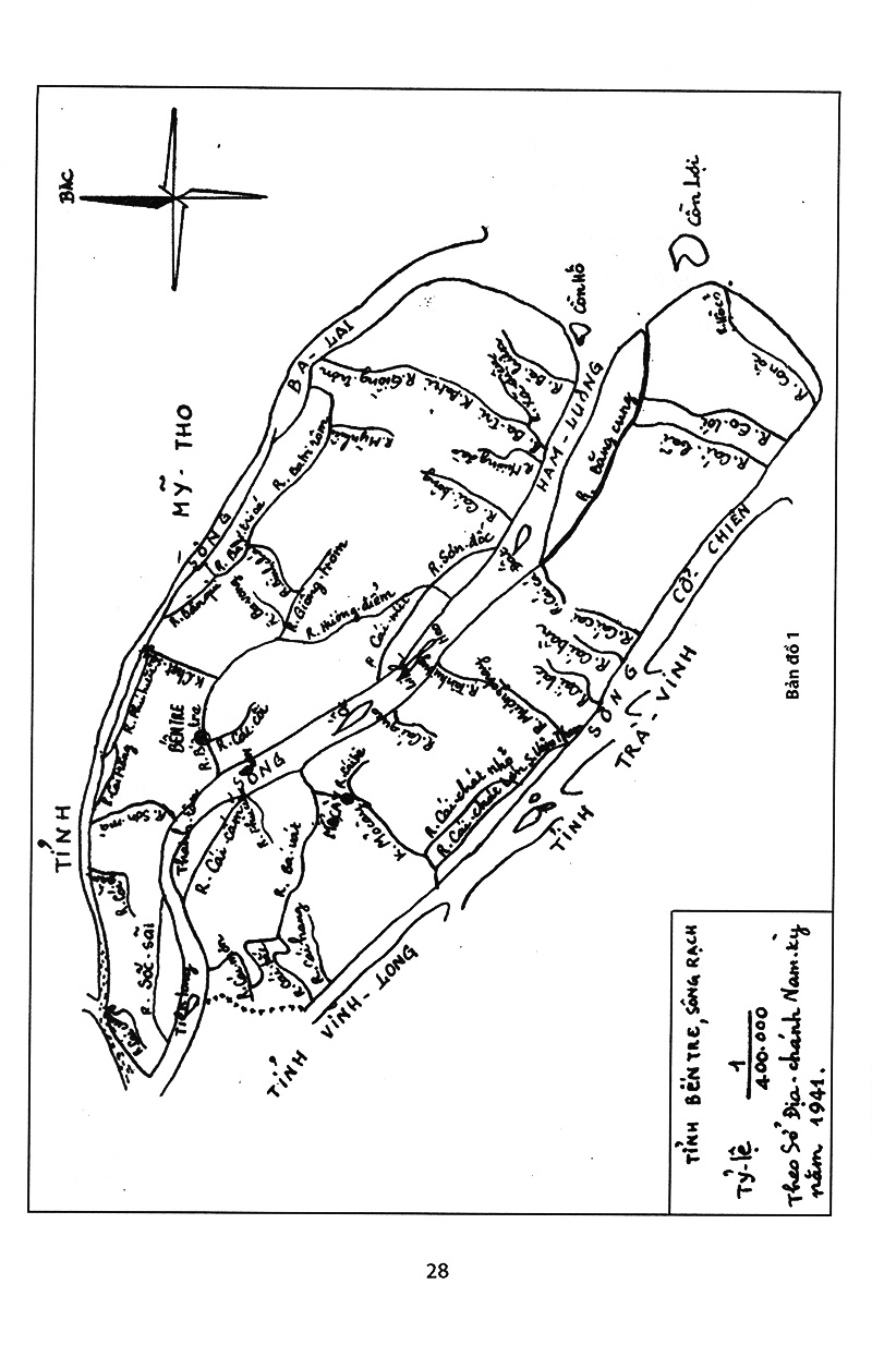 tỉnh bến tre trong lịch sử việt nam - từ năm 1757 đến 1945