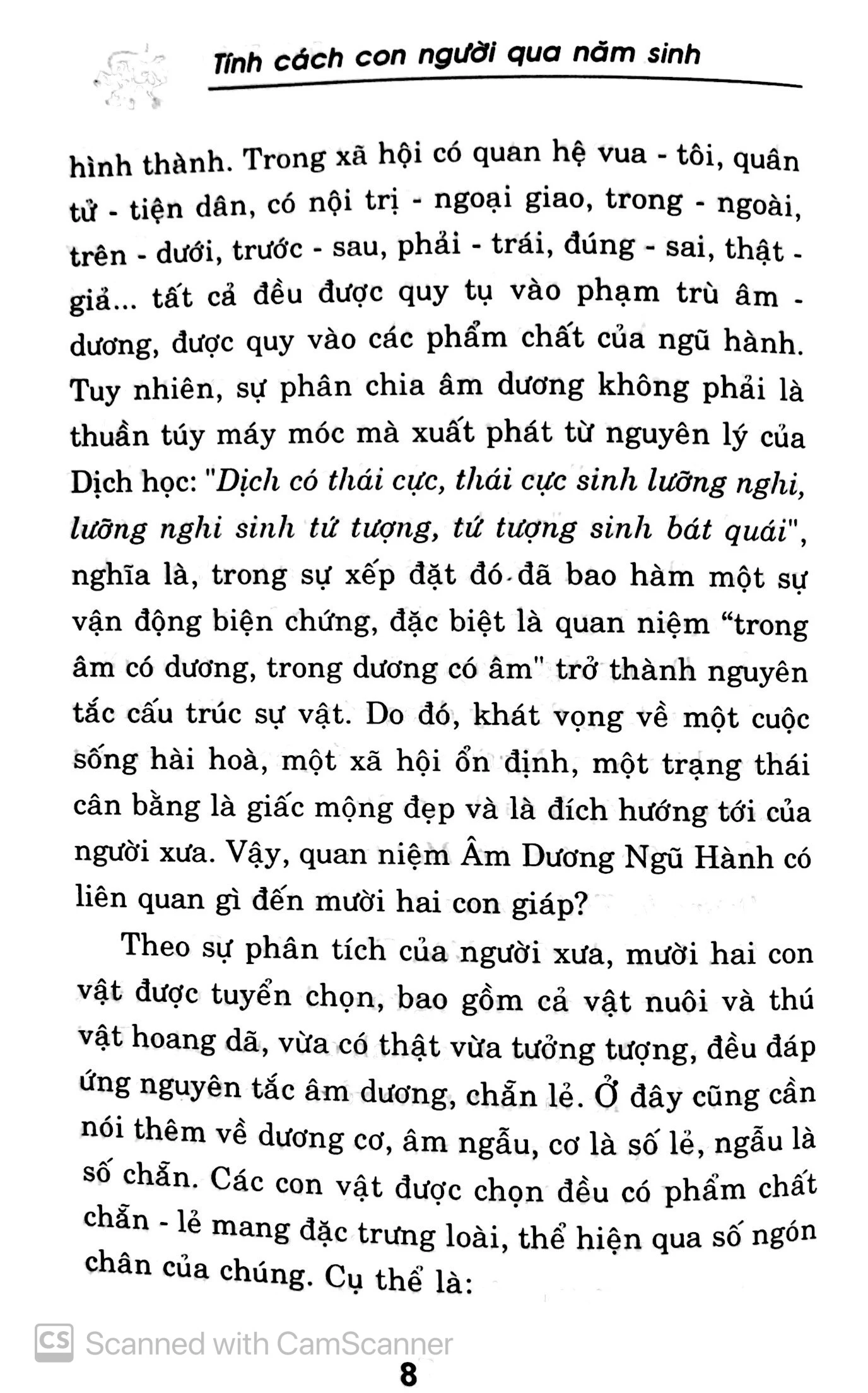 tính cách con người qua năm sinh - tuổi thân