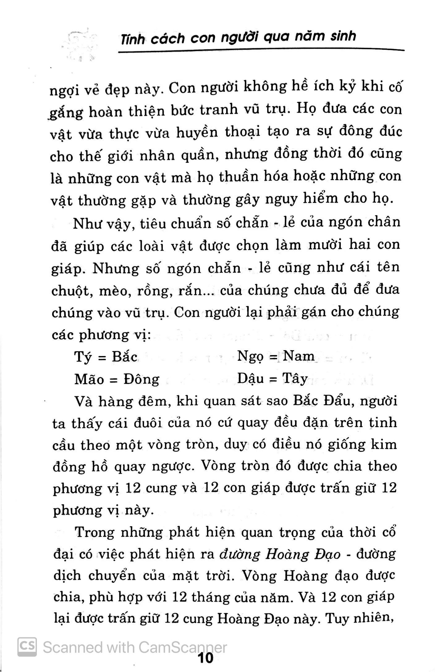 tính cách con người qua năm sinh - tuổi thân