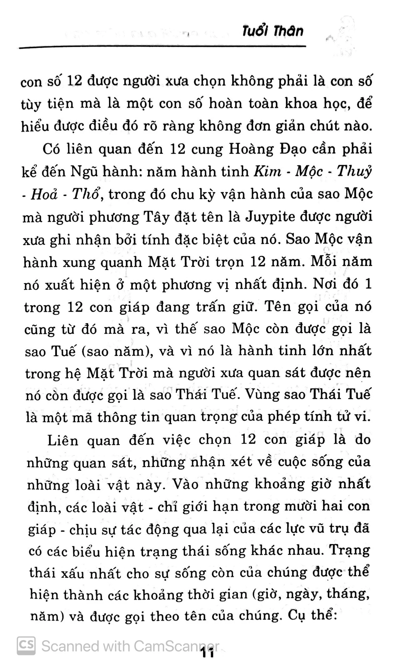tính cách con người qua năm sinh - tuổi thân