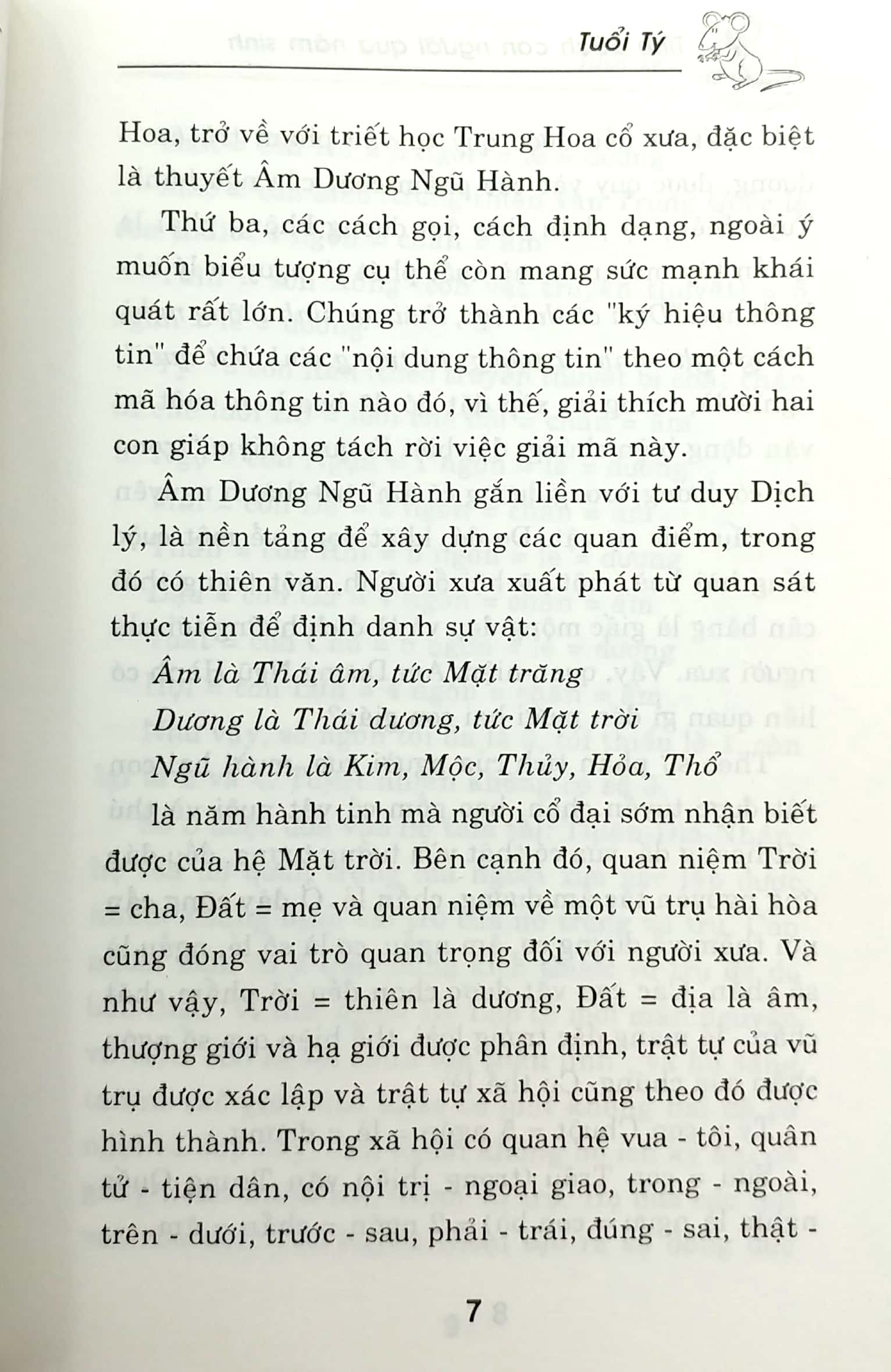 tính cách con người qua năm sinh - tuổi tý