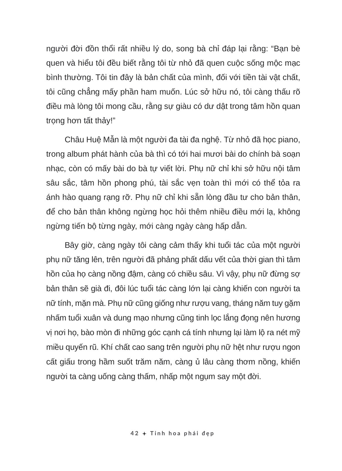 tinh hoa phái đẹp