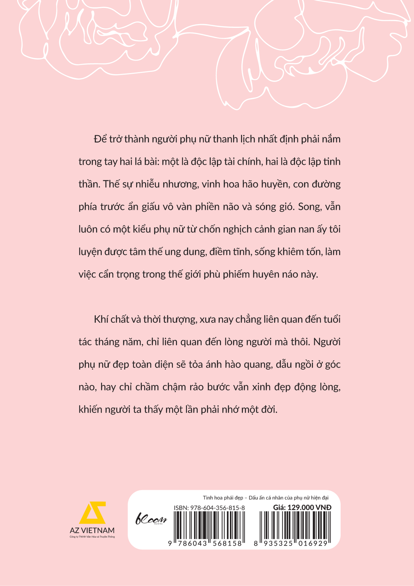 tinh hoa phái đẹp