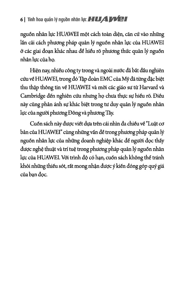 tinh hoa quản lý nguồn nhân lực huawei