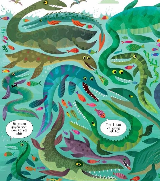 tinh mắt bắt hình - khủng long