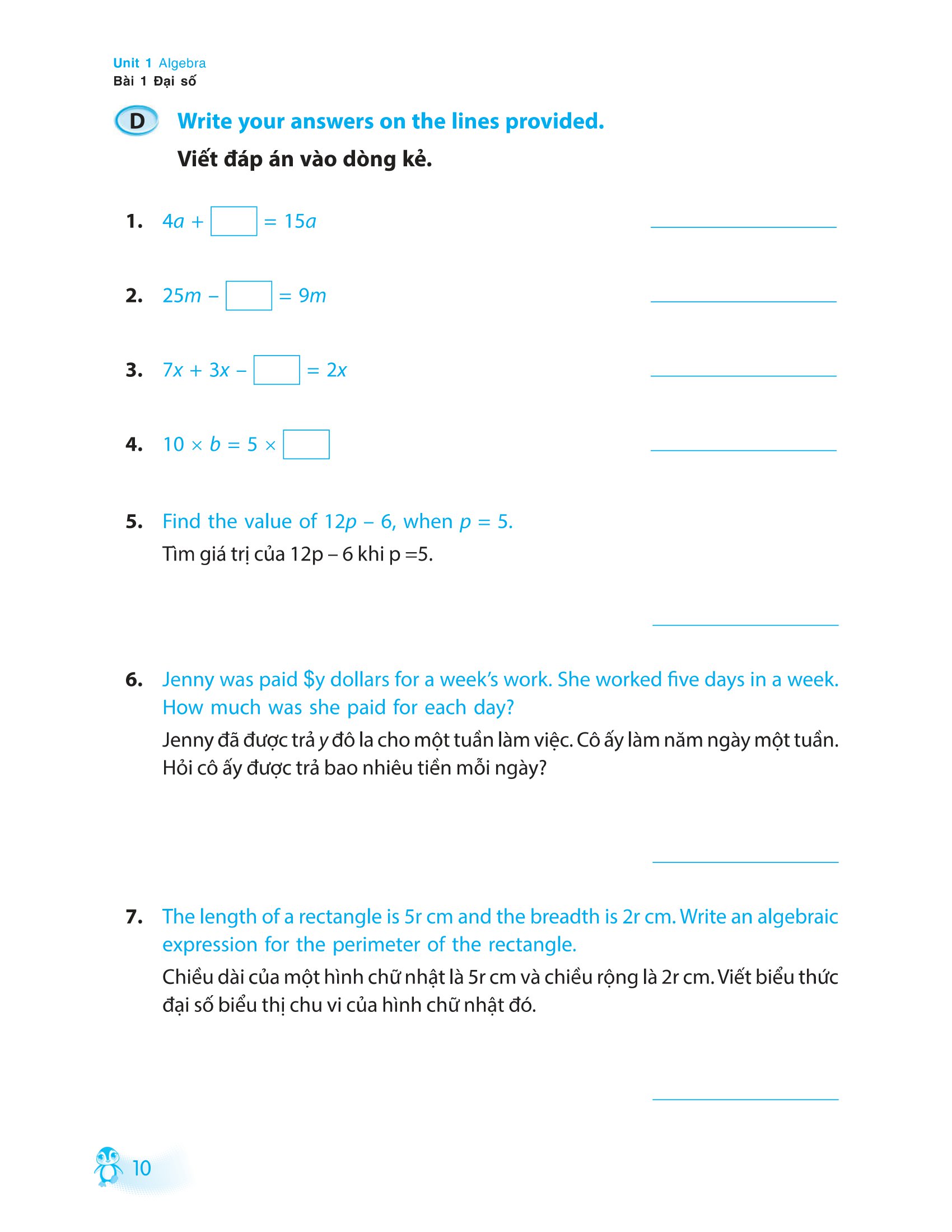 tinh thông toán học - mastering mathematics - dành cho trẻ 11-12 tuổi - quyển a