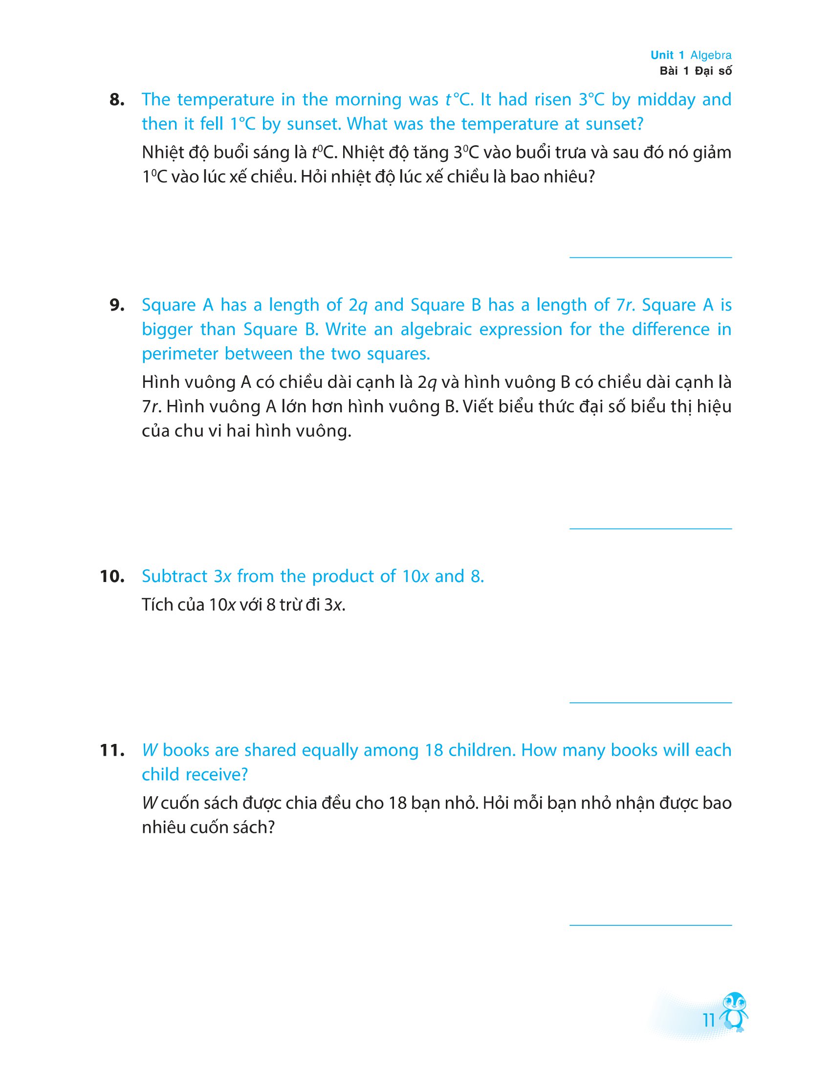 tinh thông toán học - mastering mathematics - dành cho trẻ 11-12 tuổi - quyển a