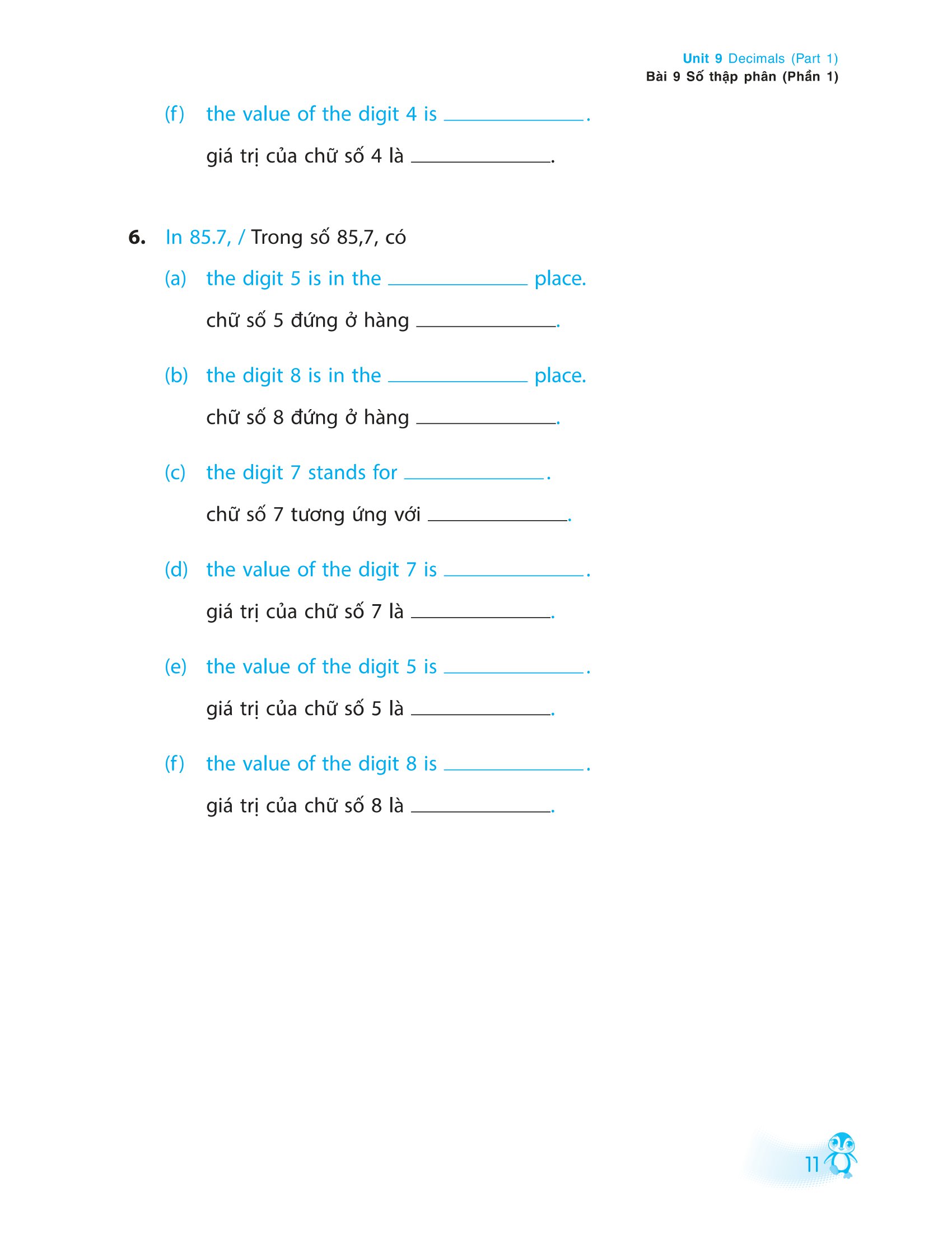 tinh thông toán học - mastering mathematics - dành cho trẻ 9 -10 tuổi - quyển b