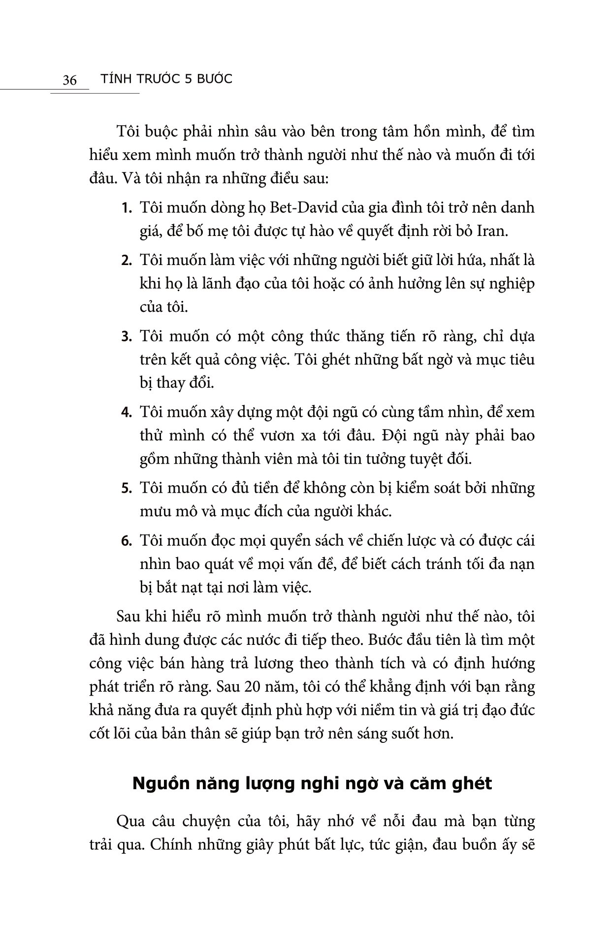 tính trước 5 bước